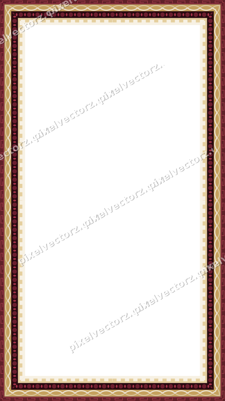 Decorative picture frame border in dark pink and red with guilloche