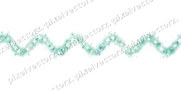 Nahtlose Glitzerwelle aus Funken und Tropfen auf transparentem Grund