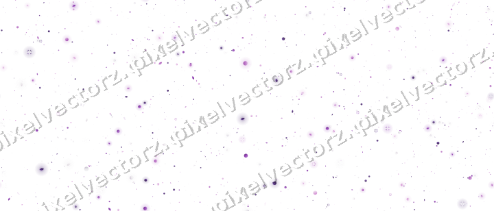 Nahtlose Glitzerstreuung in Violett auf transparentem Grund