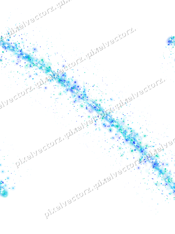 Nahtloser Glitzerbogen aus Sternen und Funken auf transparentem Grund