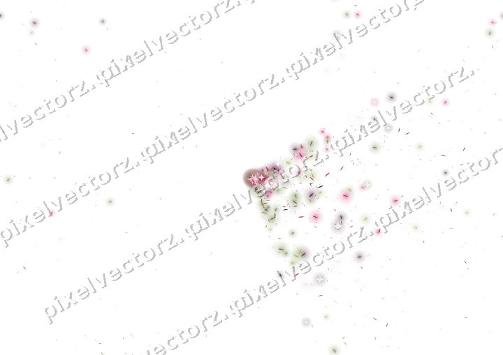 Nahtloser Glitzerfächer aus Splittern auf transparentem Grund