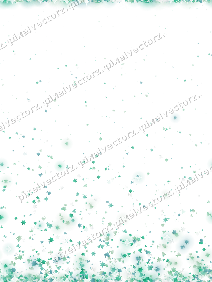 Nahtloser Glitzeraufstieg in Grün und Petrol auf transparentem Grund