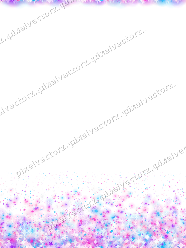 Nahtloser Glitzeraufstieg aus Sternen auf transparentem Grund