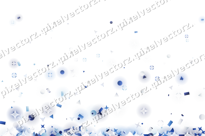 Glitzeraufstieg aus Sternen und Punkten auf transparentem Grund