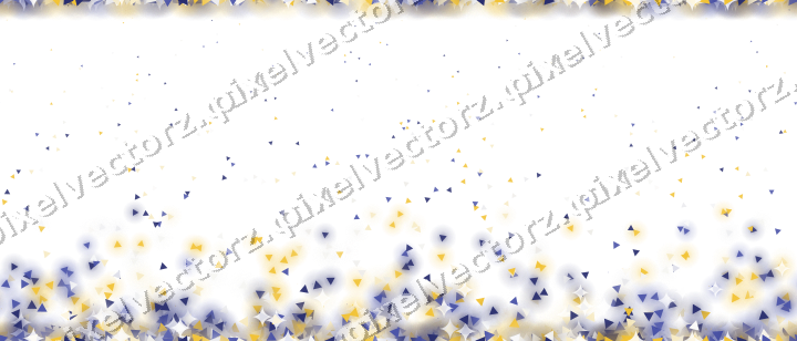 Nahtloser Glitzeraufstieg aus Dreiecken auf transparentem Grund