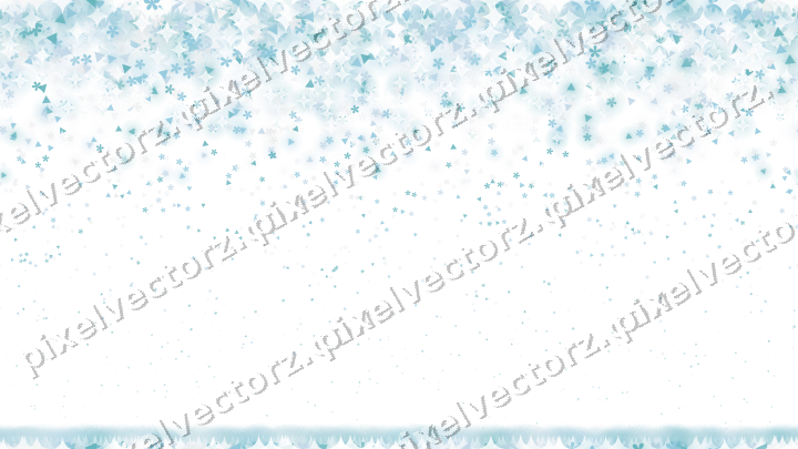 Nahtloser Glitzerregen in Türkis und Blassblau auf transparentem Grund