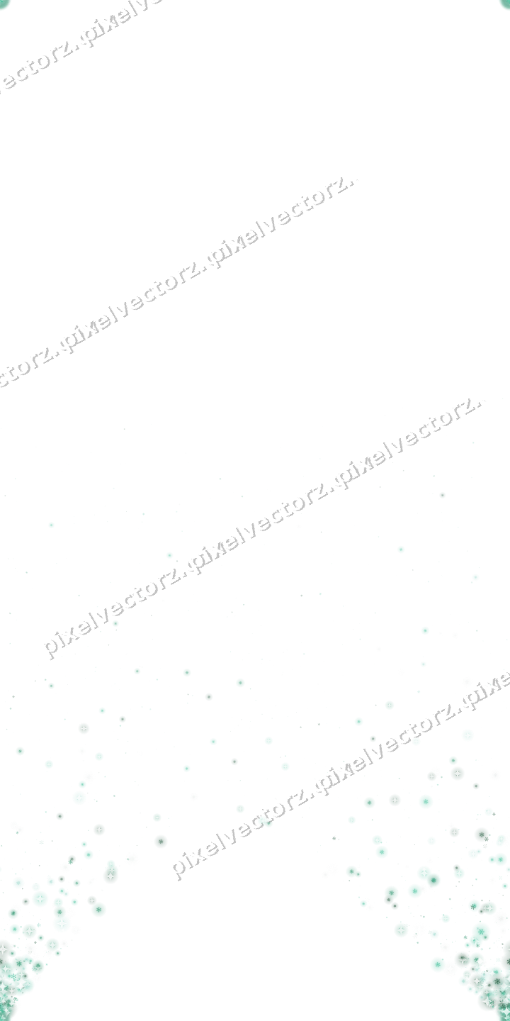 Nahtloser Glitzerfächer aus Schneeflocken auf transparentem Grund