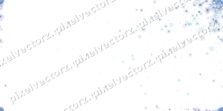 Nahtloser Glitzerfächer in Blau und Türkis auf transparentem Grund