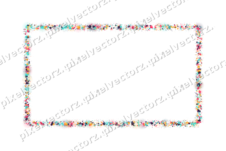 Nahtloser Glitzerrahmen aus Herzen in Rosa auf transparentem Grund