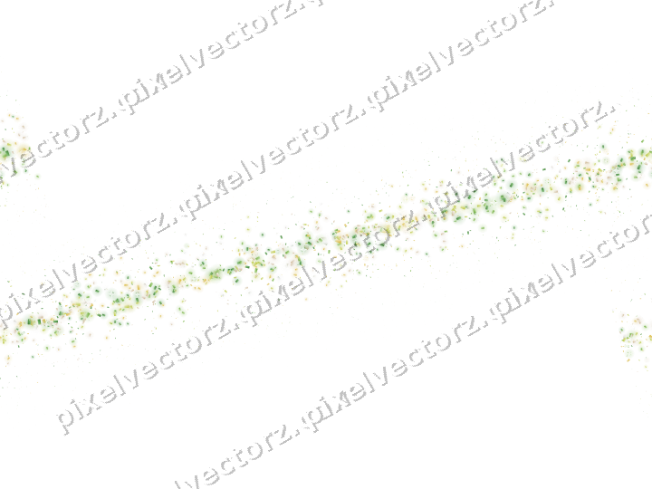 Nahtloses Glitzerband aus Konfetti in Limette auf transparentem Grund
