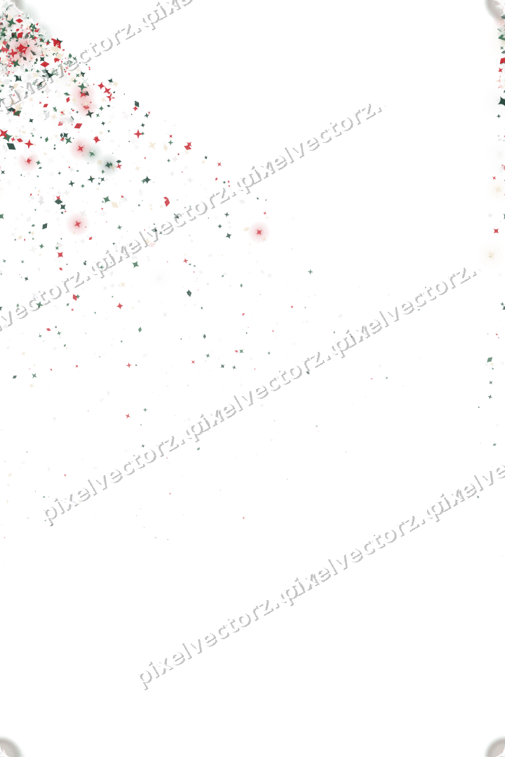 Nahtloser Glitzerfächer aus Sternen und Funken auf transparentem Grund