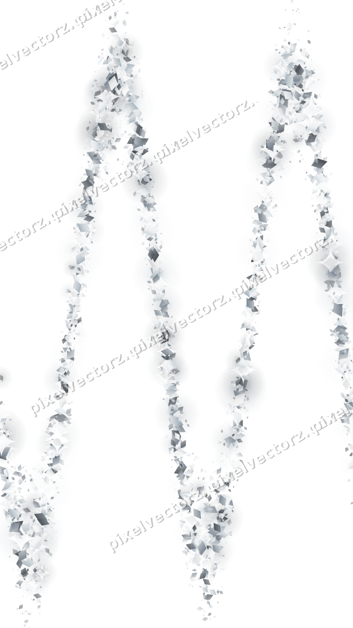 Glitzerwelle aus Rauten in Blassblau auf transparentem Grund