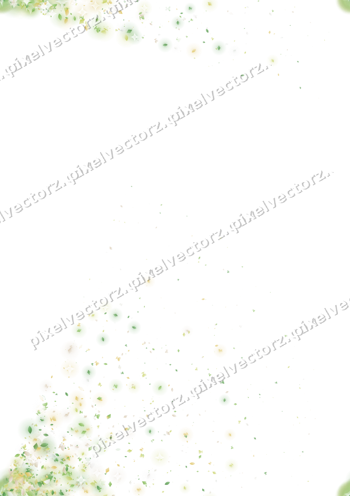 Nahtloser Glitzerfächer in Limette und Gelb auf transparentem Grund