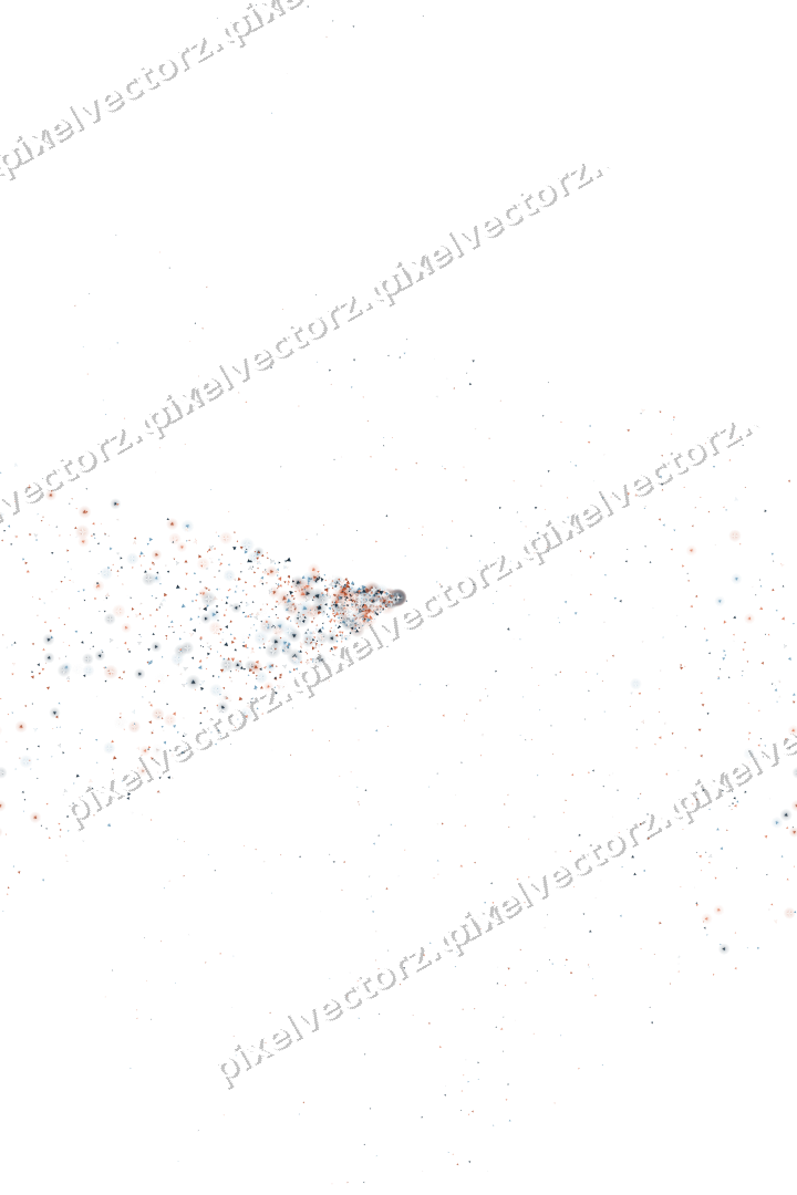 Nahtloser Glitzerfächer aus Dreiecken auf transparentem Grund