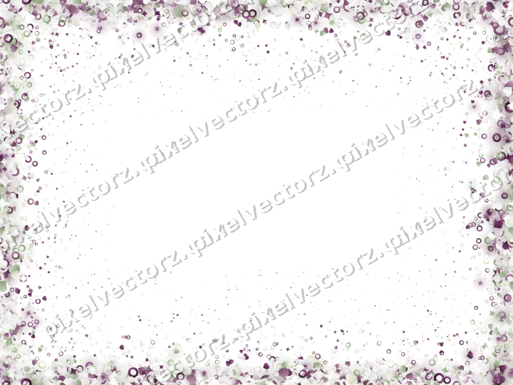 Nahtlose Glitzervignette aus Funken und Herzen auf transparentem Grund