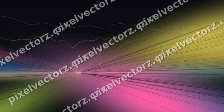 Leuchtender Neon Diagramm Hintergrund in Limette und Bernstein