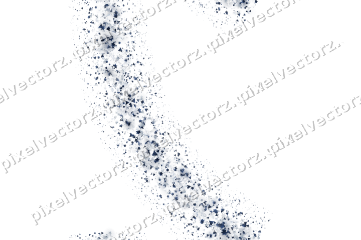 Nahtloser Glitzerbogen in Dunkelblau und Weiß auf transparentem Grund