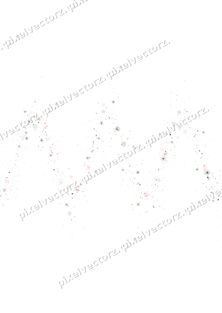 Nahtlose Glitzerwelle aus Sternen in Rosa auf transparentem Grund