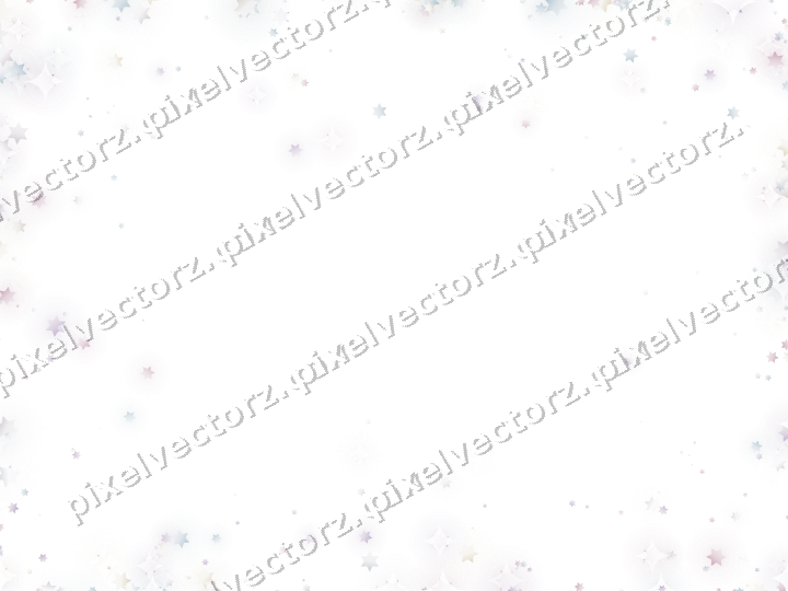 Glitzervignette aus Sternen in Blassrosa auf transparentem Grund