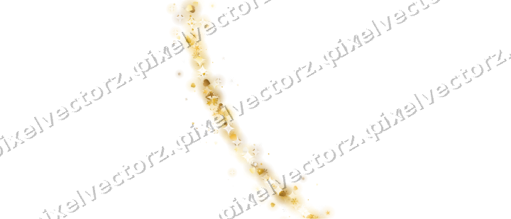 Glitzerbogen aus Sternen und Schneeflocken auf transparentem Grund