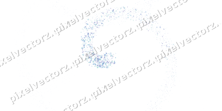 Nahtlose Glitzerspirale aus Sternen und Blüten auf transparentem Grund