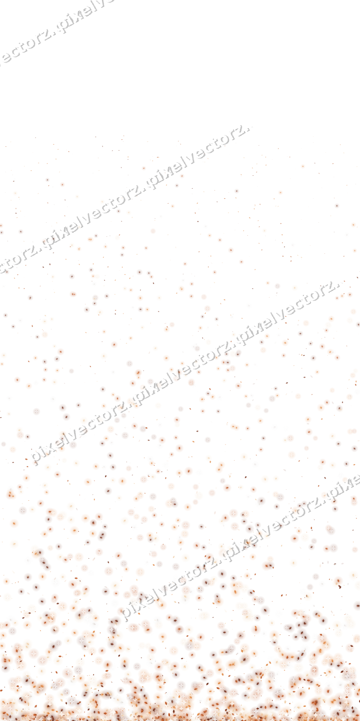 Glitzeraufstieg aus Tropfen und Rauten auf transparentem Grund
