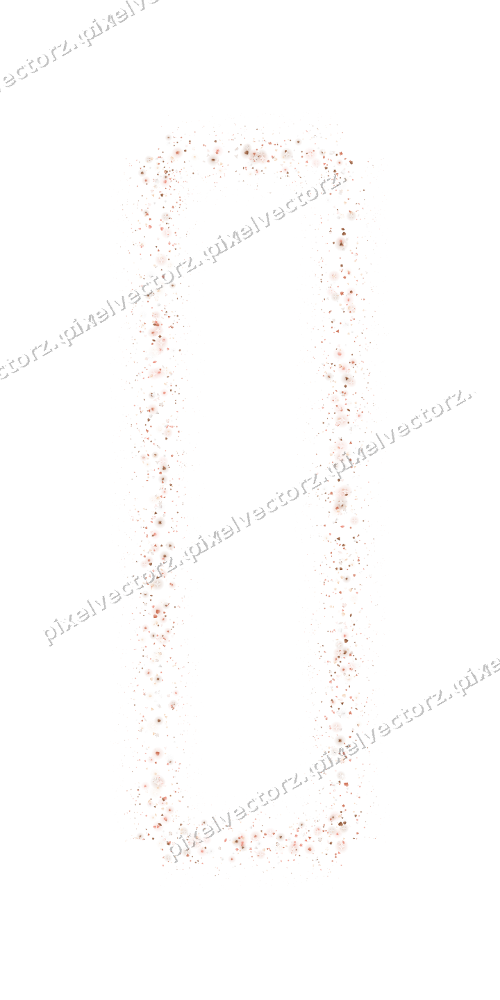 Nahtloser Glitzerrahmen aus Sternen und Herzen auf transparentem Grund