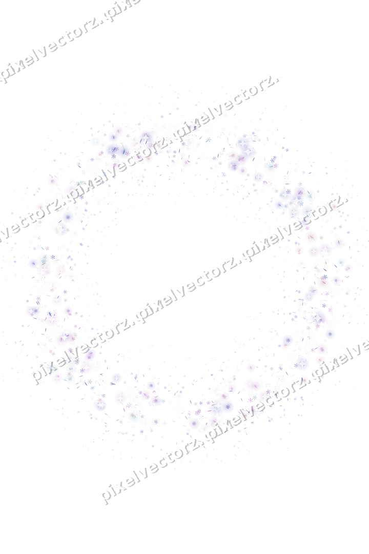 Nahtloser Glitzerkranz in Violett und Blau auf transparentem Grund