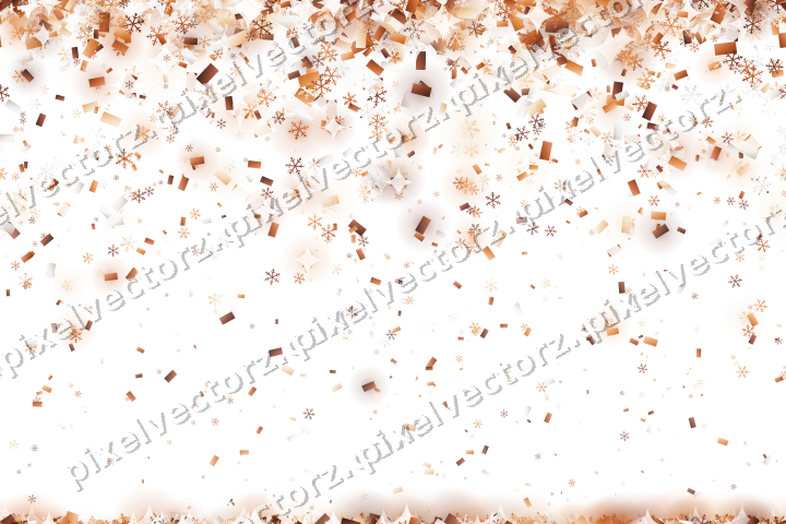 Nahtloser Glitzerregen auf transparentem Grund