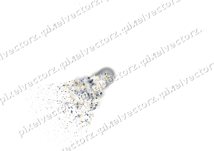 Nahtloser Glitzerfächer aus Funken und Tropfen auf transparentem Grund
