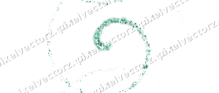 Nahtlose Glitzerspirale auf transparentem Grund