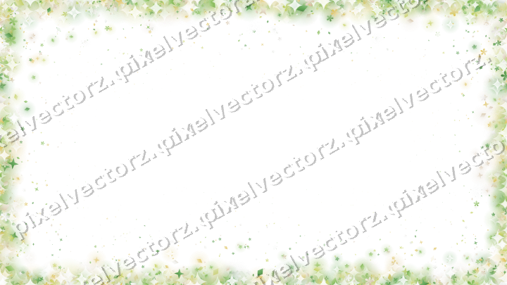 Nahtlose Glitzervignette in Limette und Gelb auf transparentem Grund