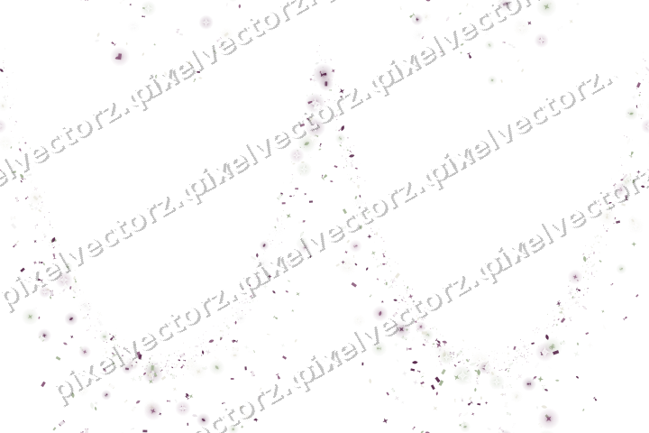 Nahtlose Glitzergirlande in Dunkelmagenta auf transparentem Grund