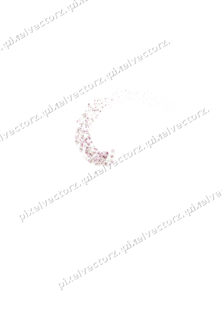 Nahtlose Glitzerspirale aus Sektgläsern auf transparentem Grund