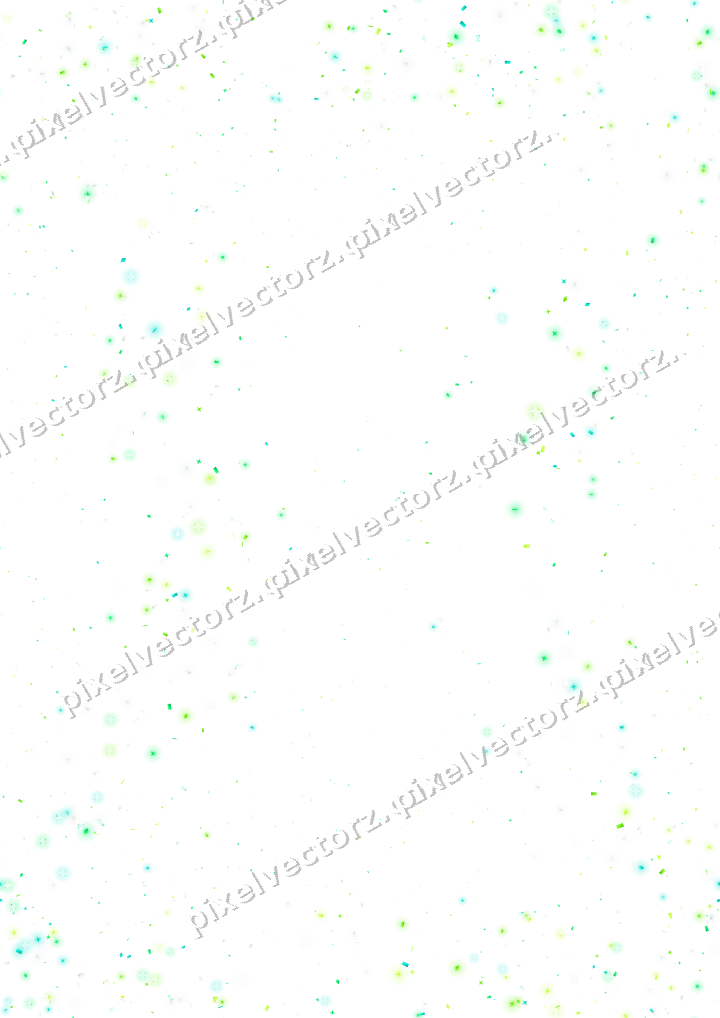 Nahtloser Glitzerkranz aus Sternen und Rauten auf transparentem Grund