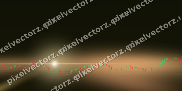 Leuchtender Neon Diagramm Hintergrund in Bernstein und Orange