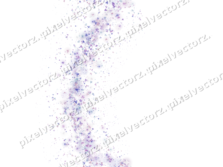 Nahtloser Glitzerbogen in Violett und Blau auf transparentem Grund