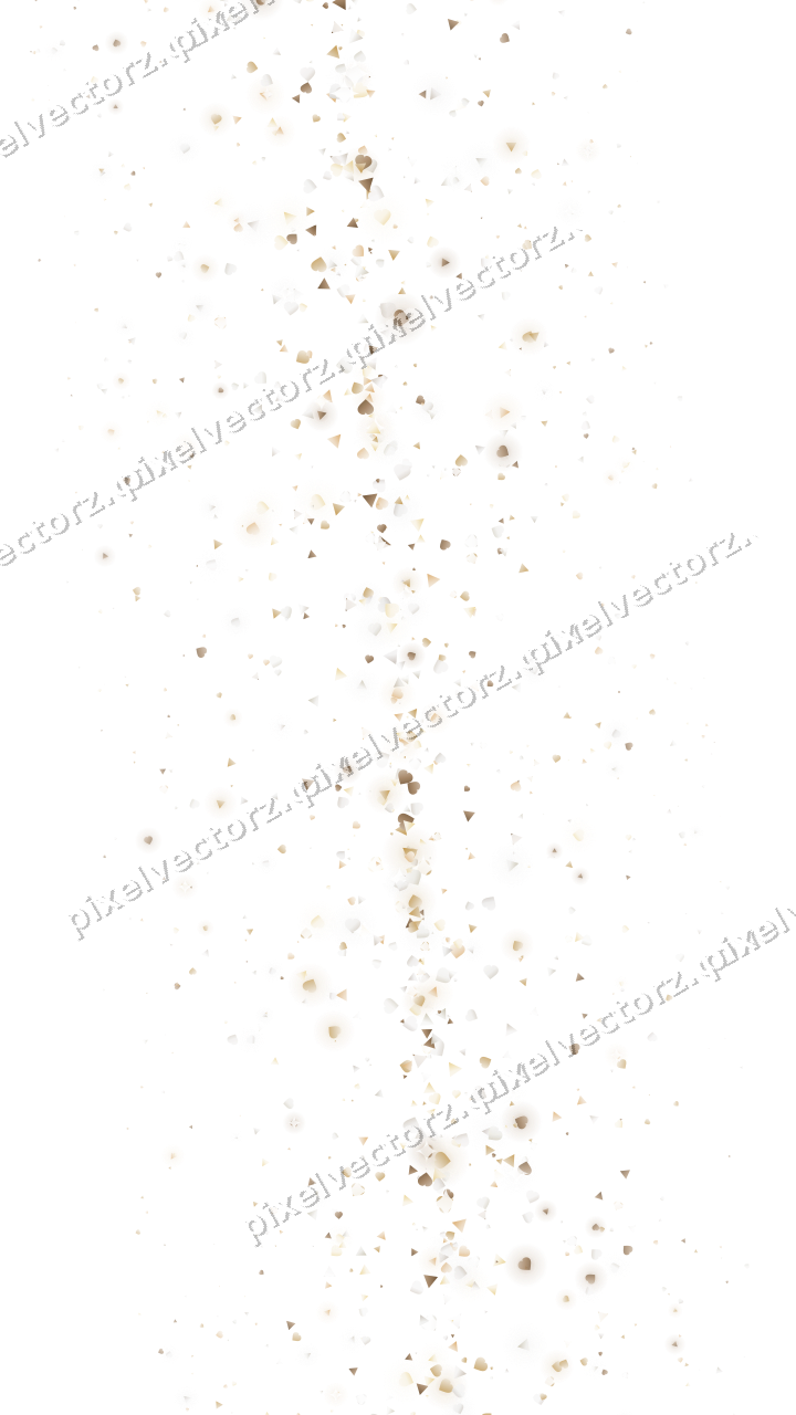 Glitzerband aus Herzen und Dreiecken auf transparentem Grund
