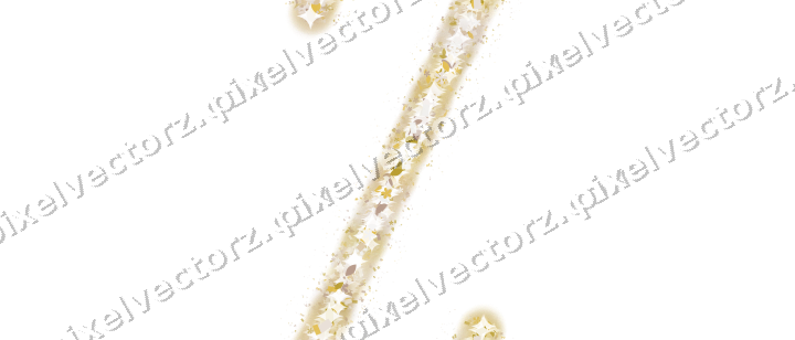 Nahtloses Glitzerband aus Blüten und Tropfen auf transparentem Grund