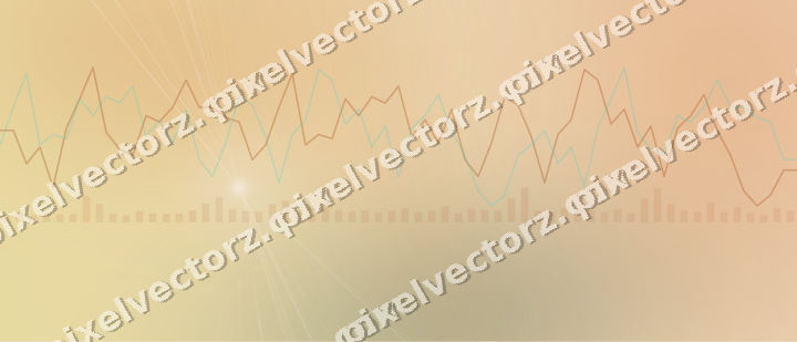 Zarter Pastell Diagramm Hintergrund in Orange und Petrol