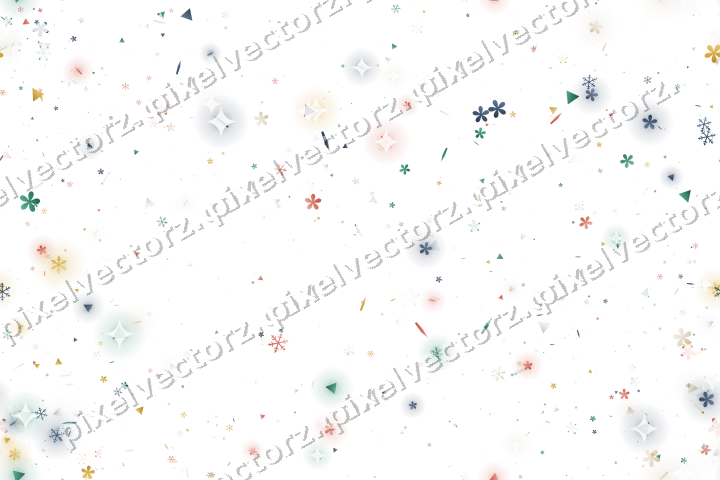 Nahtloser Glitzerkranz in Bernstein und Grün auf transparentem Grund