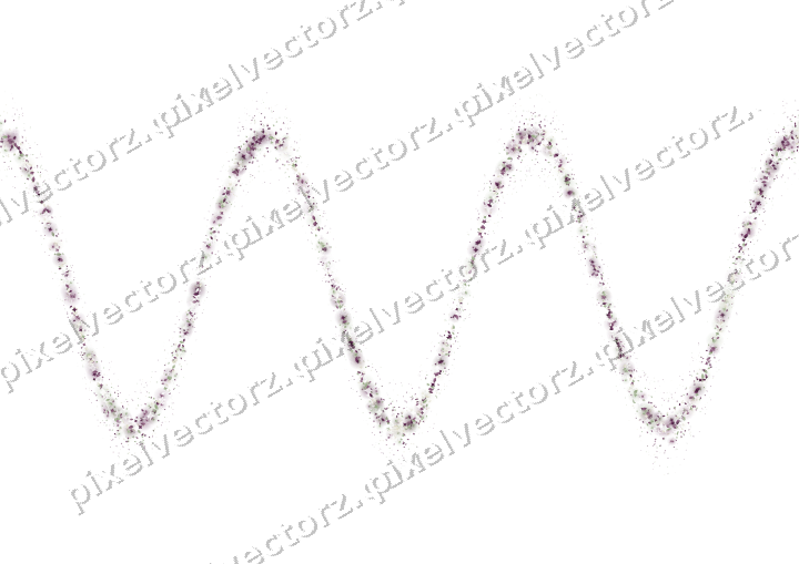 Nahtlose Glitzerwelle aus Funken und Tropfen auf transparentem Grund