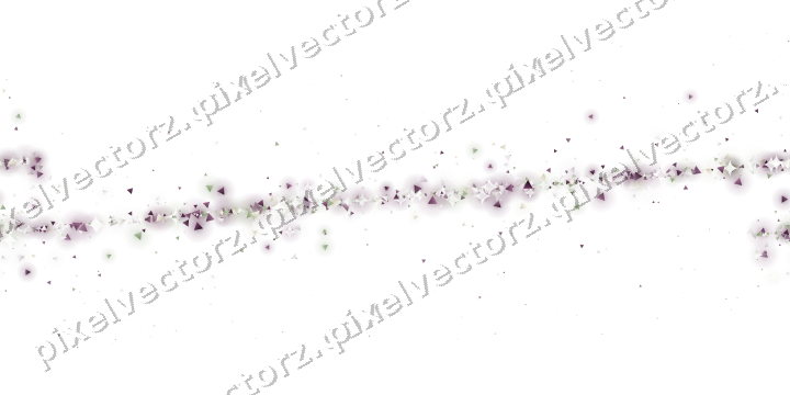 Nahtloses Glitzerband aus Dreiecken auf transparentem Grund