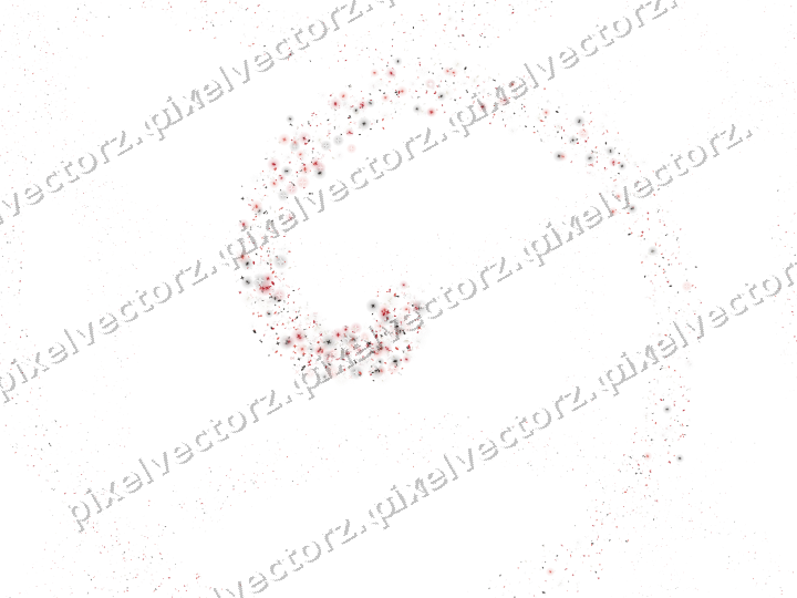 Nahtlose Glitzerspirale in Rot auf transparentem Grund