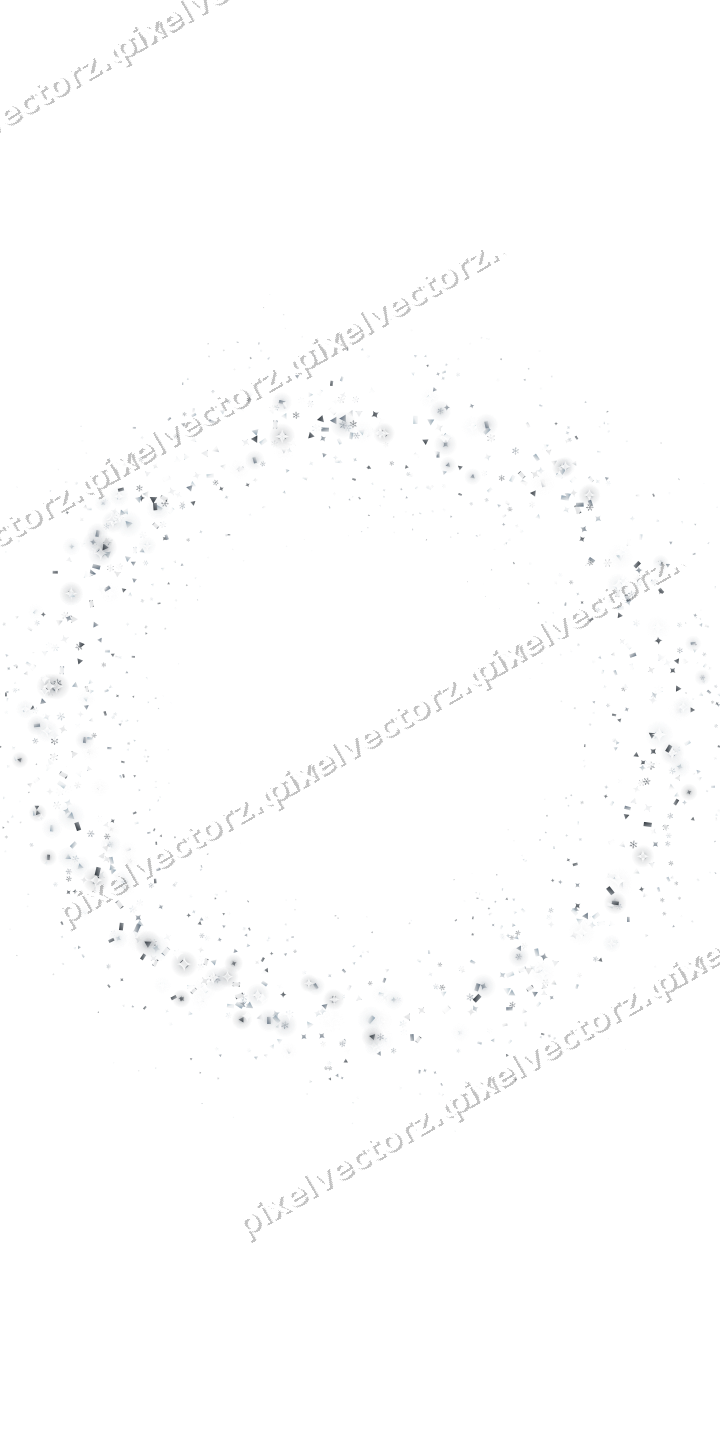 Nahtloser Glitzerkranz in Blassblau auf transparentem Grund