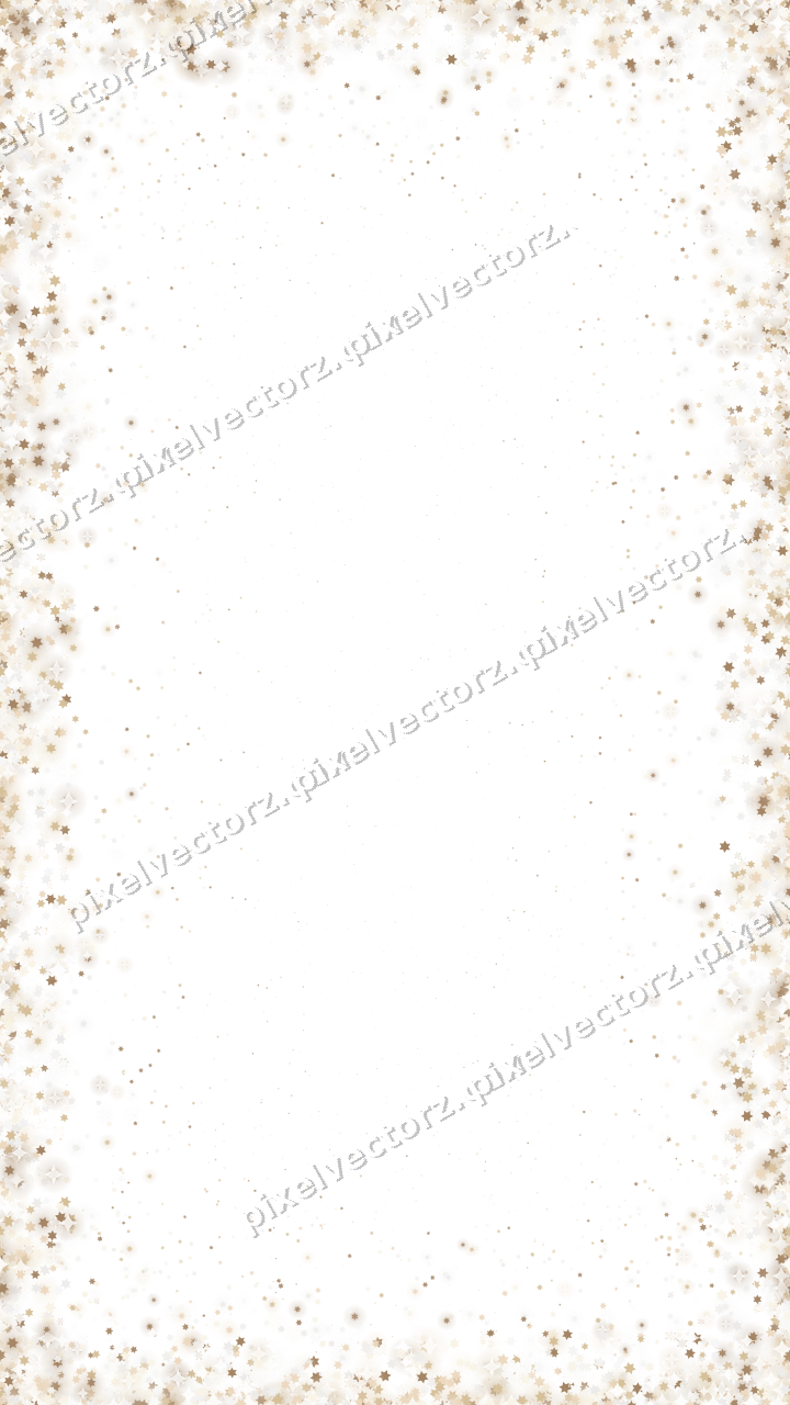 Nahtlose Glitzervignette aus Sternen auf transparentem Grund