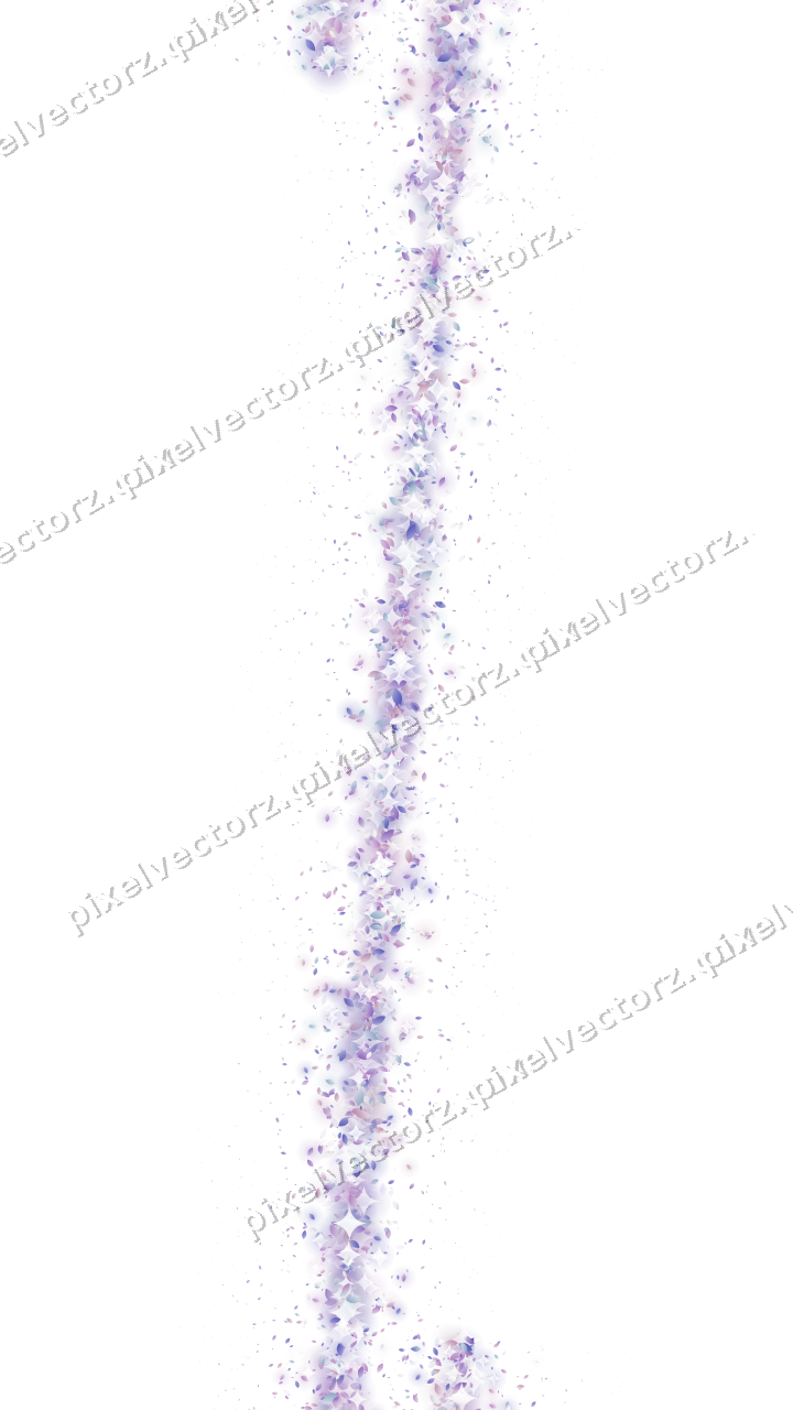 Nahtloses Glitzerband aus Tropfen in Violett auf transparentem Grund
