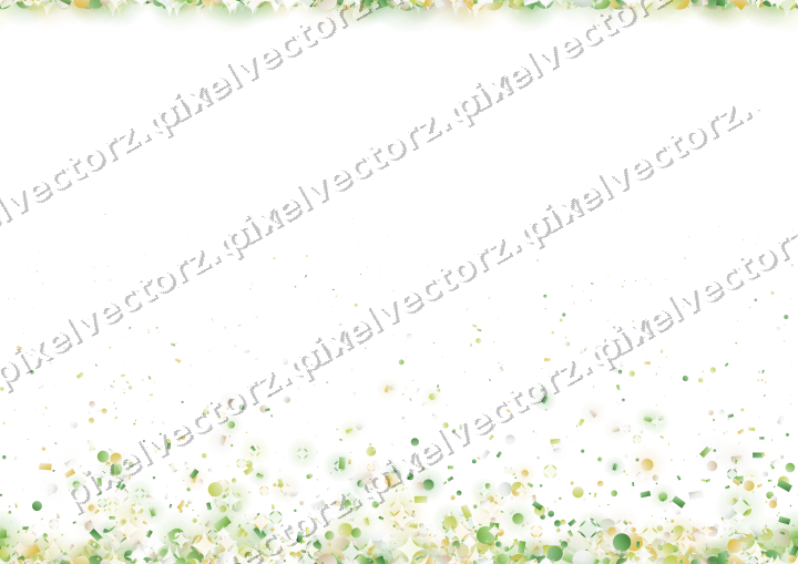 Nahtloser Glitzeraufstieg in Limette und Gelb auf transparentem Grund