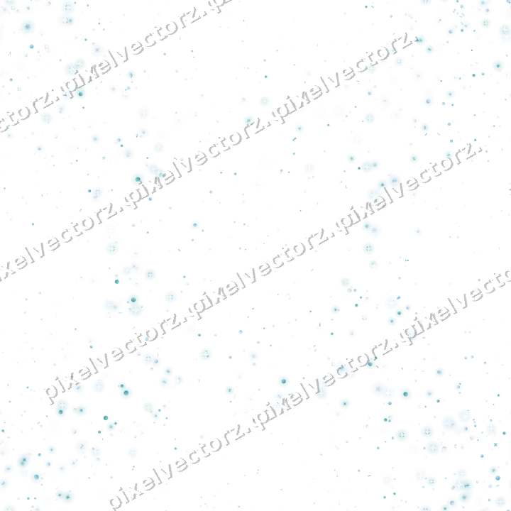 Nahtloser Glitzerkranz in Türkis und Blassblau auf transparentem Grund