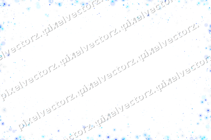 Nahtlose Glitzervignette aus Funken und Blüten auf transparentem Grund